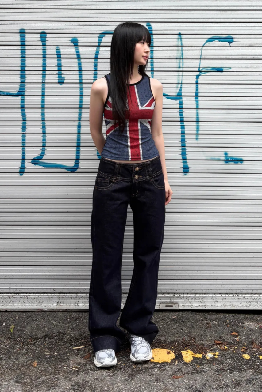 Union Jack Tank Black