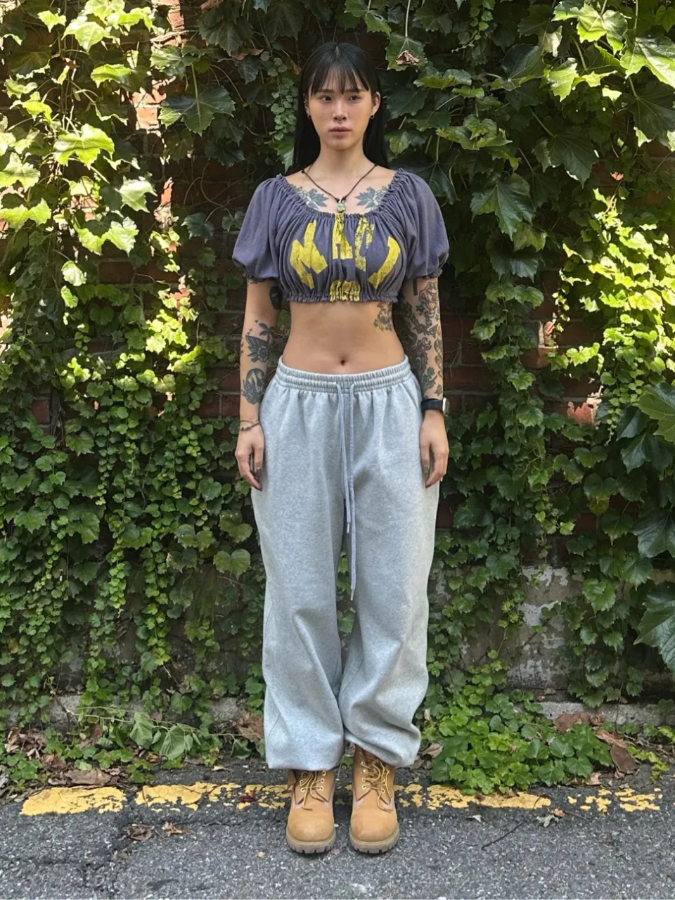 Chi Sweatpants Melange Gray