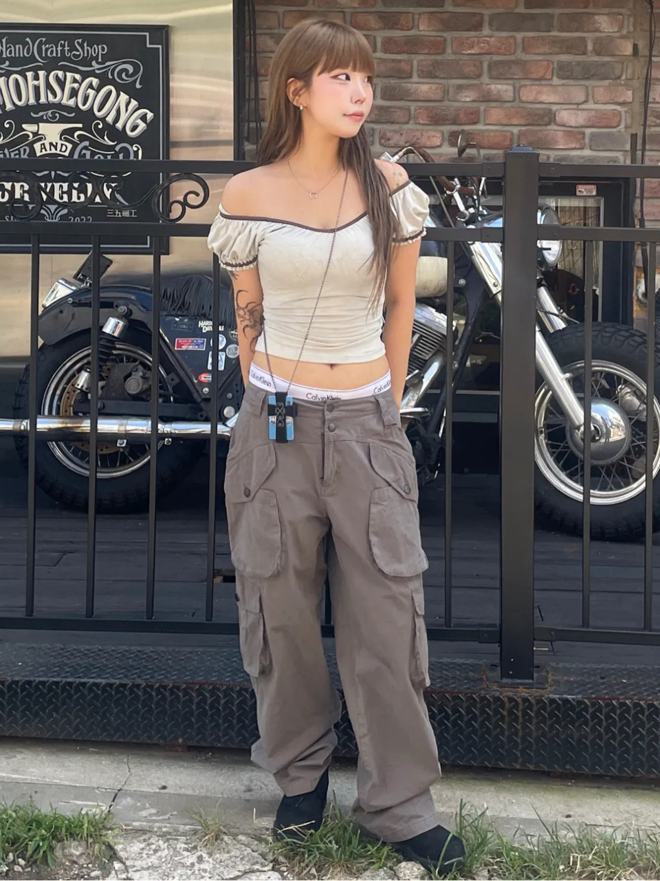 Ranch Cargo Pants Charcoal