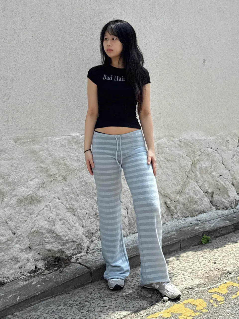 Bad Hair Day Tee Black