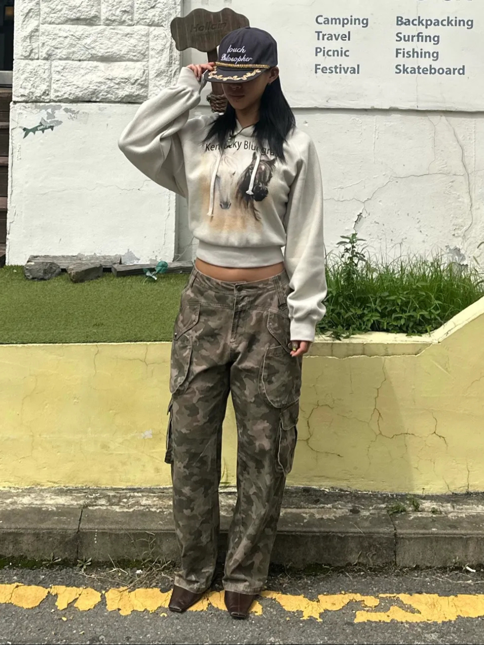 Ranch Cargo Pants Charcoal