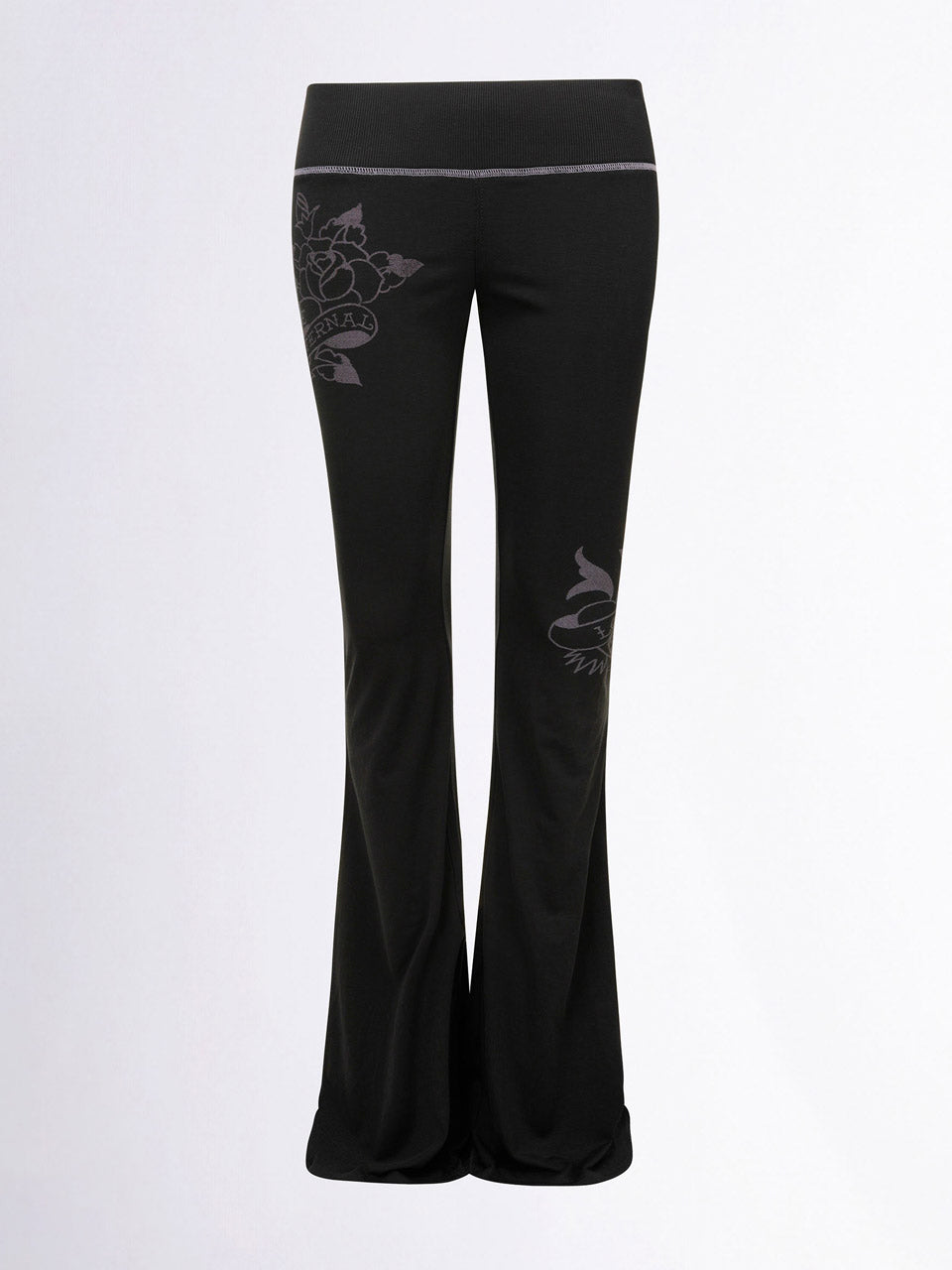 【SCULPTOR X Ed Hardy】♡フレアトラックパンツ♡ Sculptor X Ed Hardy] Flare Track Pants Black – SCULPTOR JAPAN
