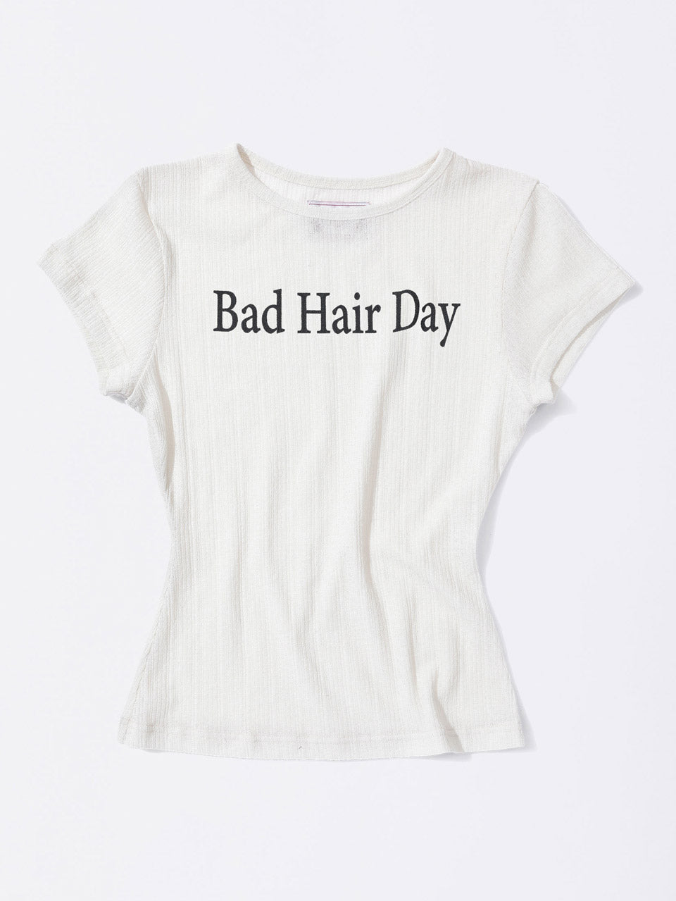 Bad Hair Day Tee White