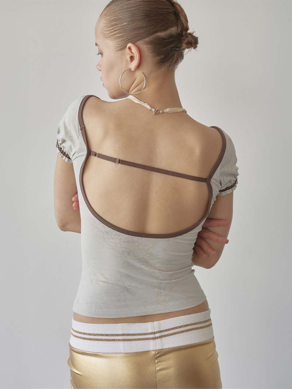 Tourist Scoop Back Tee Raw