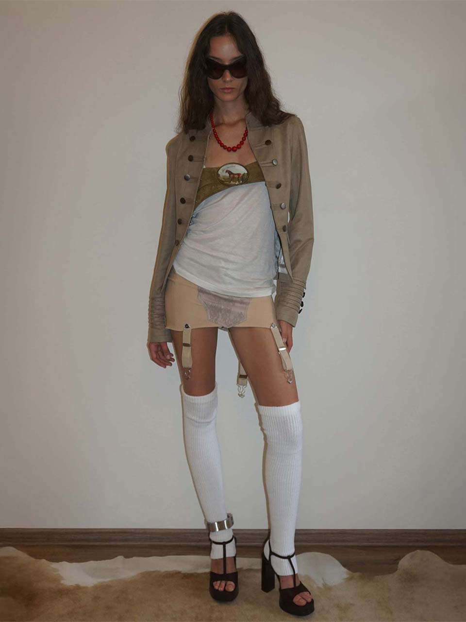 Brass Napoleon Jacket Beige