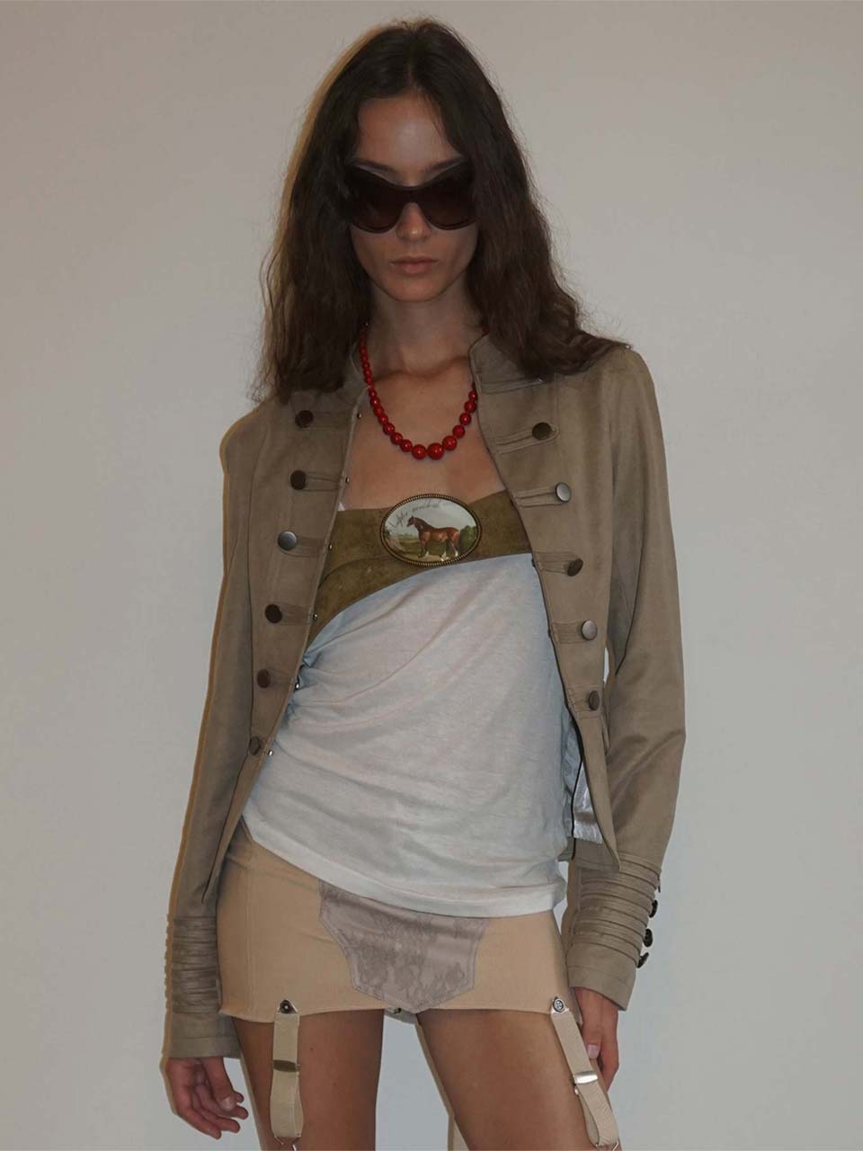 Brass Napoleon Jacket Beige