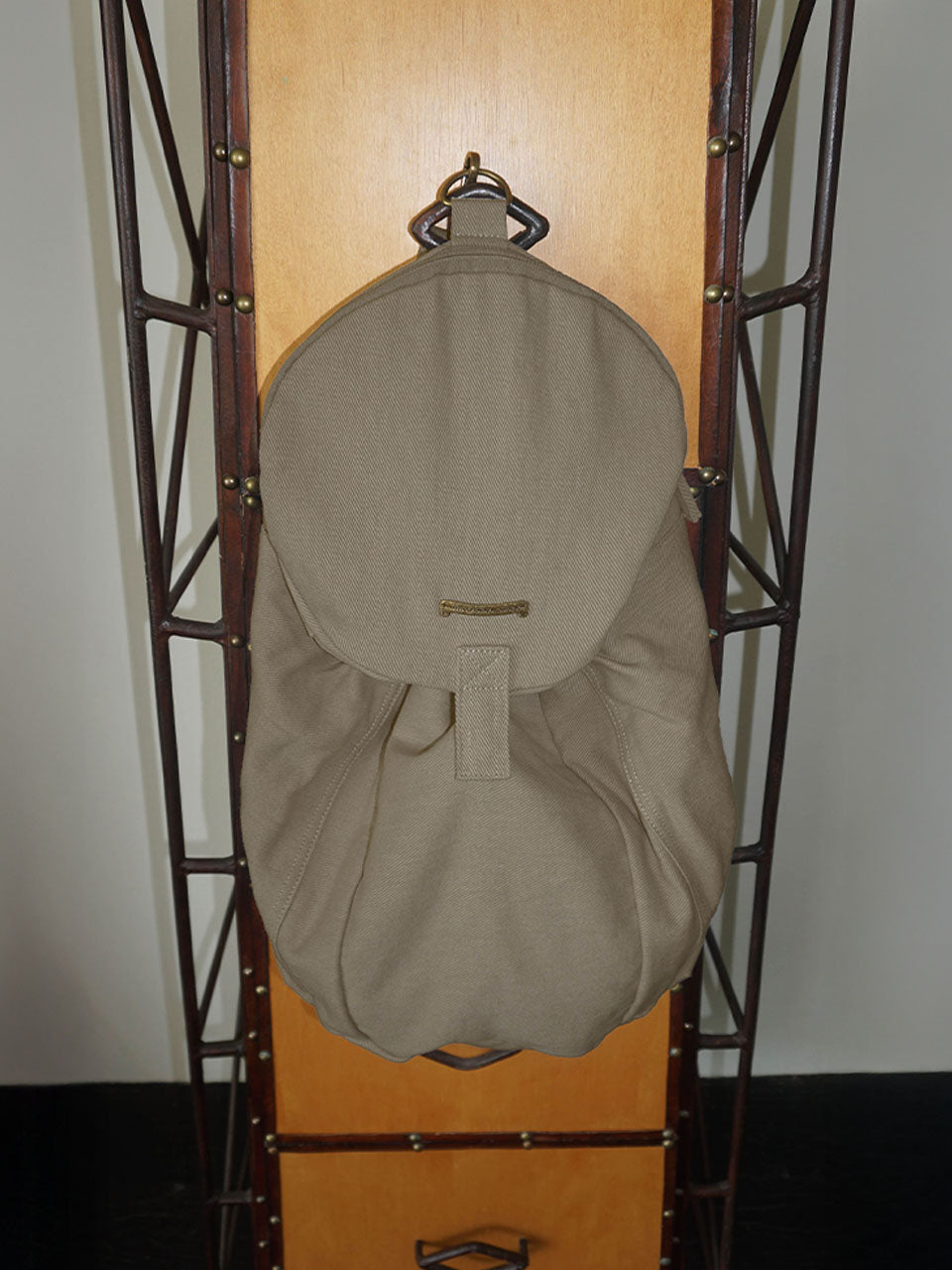 Three-Way Twill Bag Beige