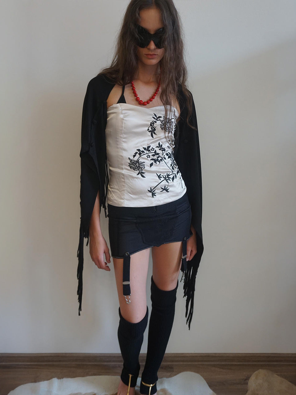 Layered Corset Black
