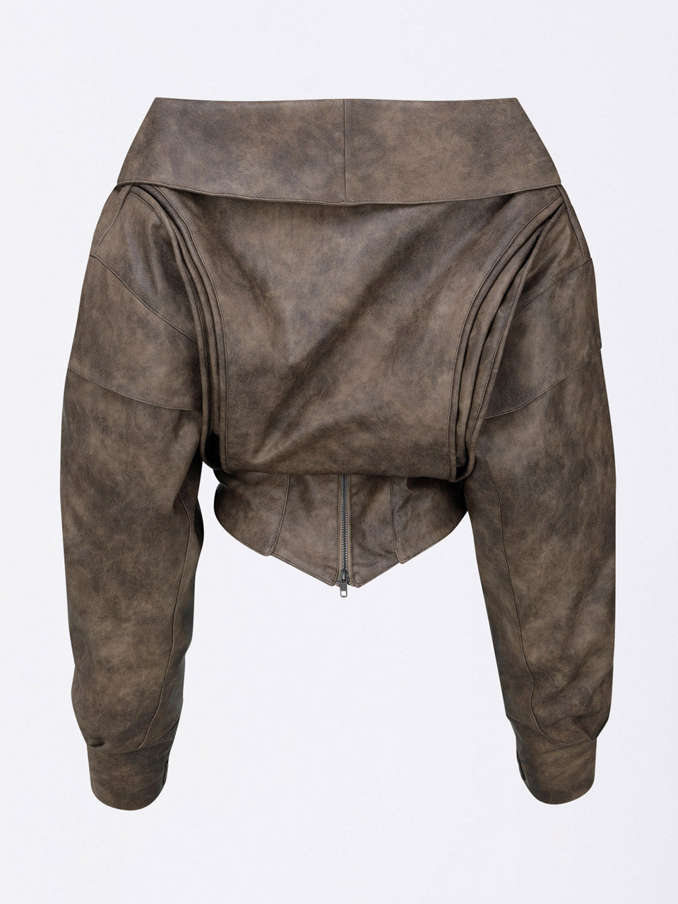 Corset Latch Down Jacket Brown
