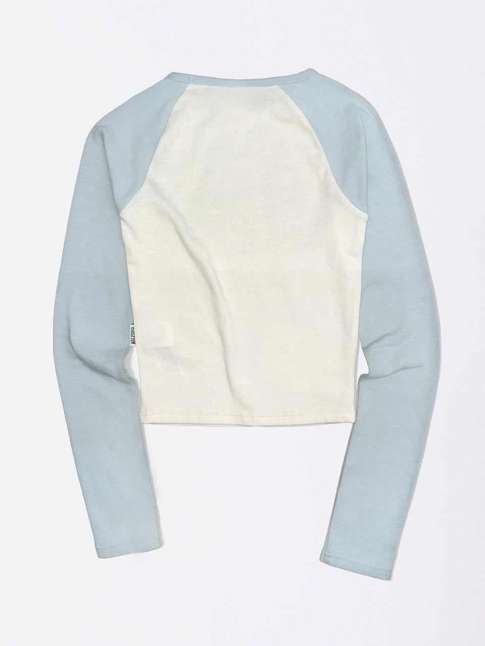 Good Karma Raglan Tee Cream/Baby Blue