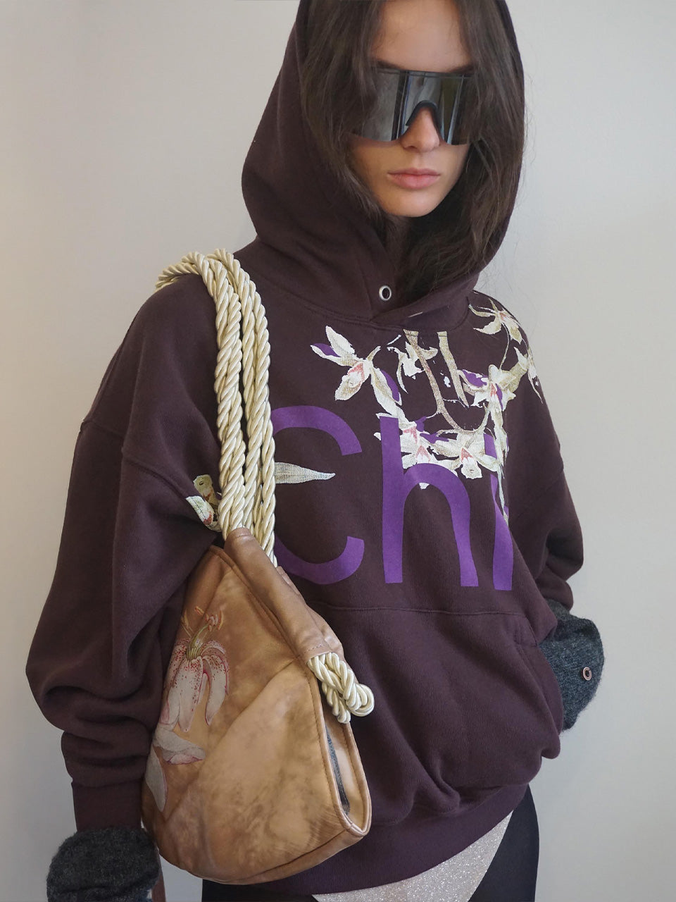 Chi Hoodie Deep Brown