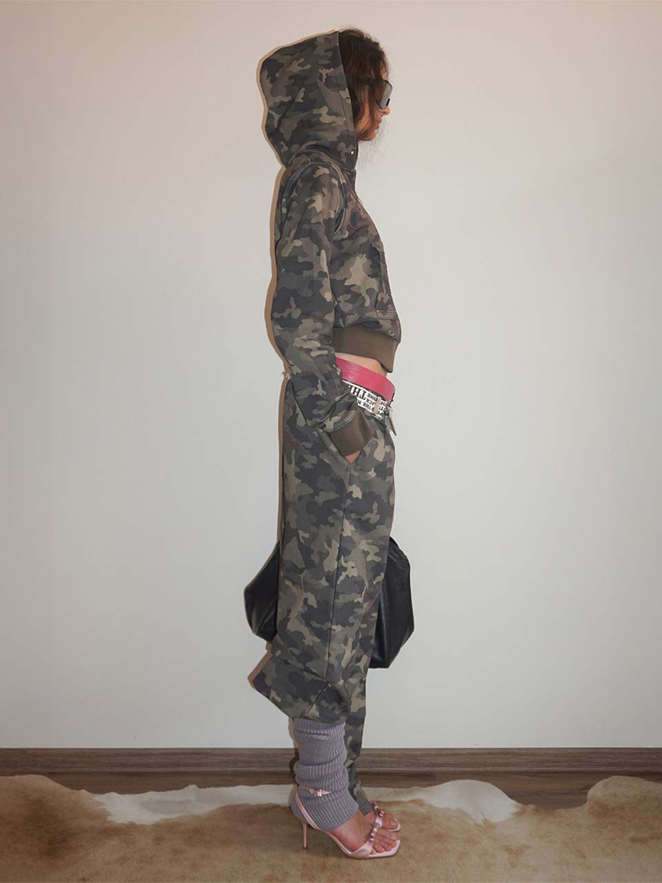 Karma Hooded Zip-Up Forest Camo