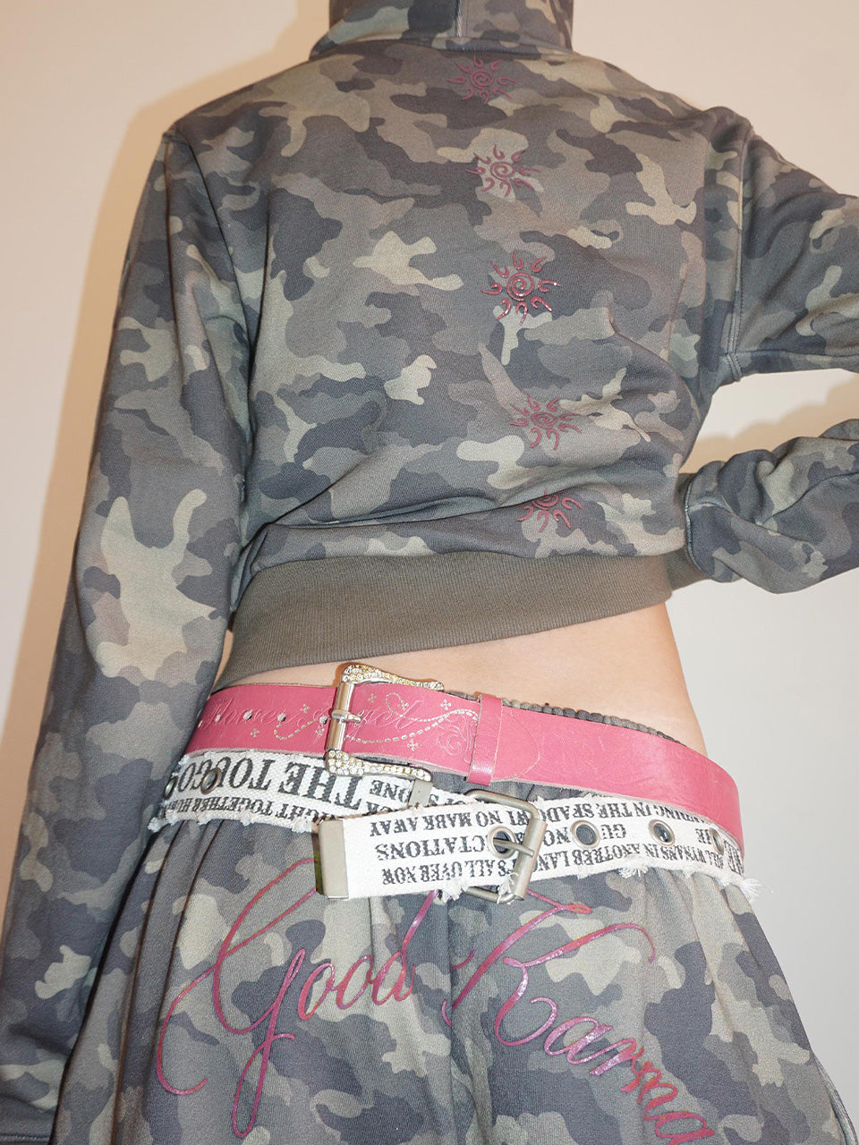 Karma Sweatpants Forest Camo