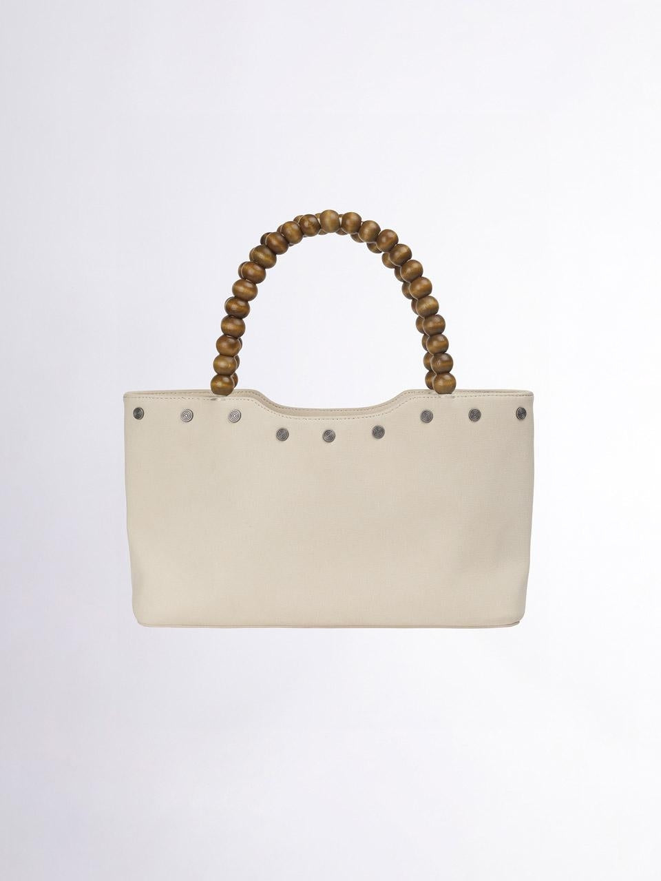 Zen Wood Beads Bag Raw