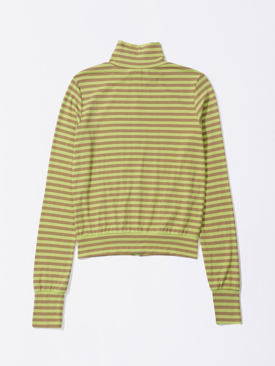 Light Weight Striped Jersey Lime