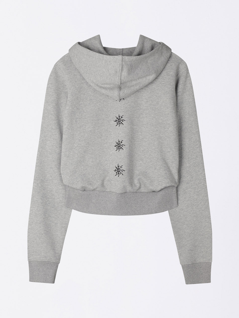 Karma Hooded Zip-Up Melange Gray
