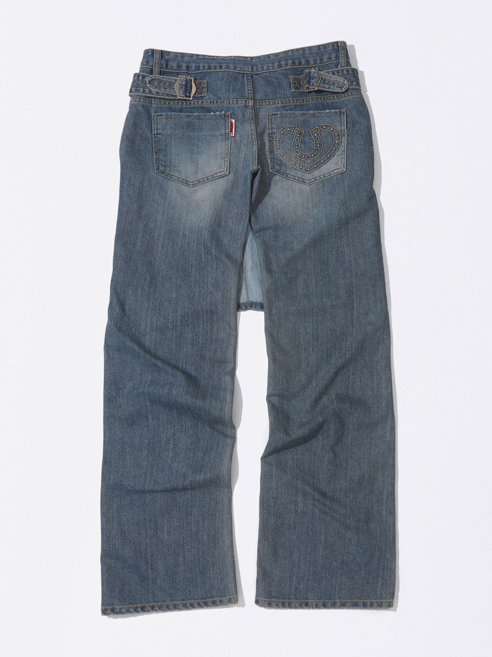 Apron Layered Denim Mid Blue