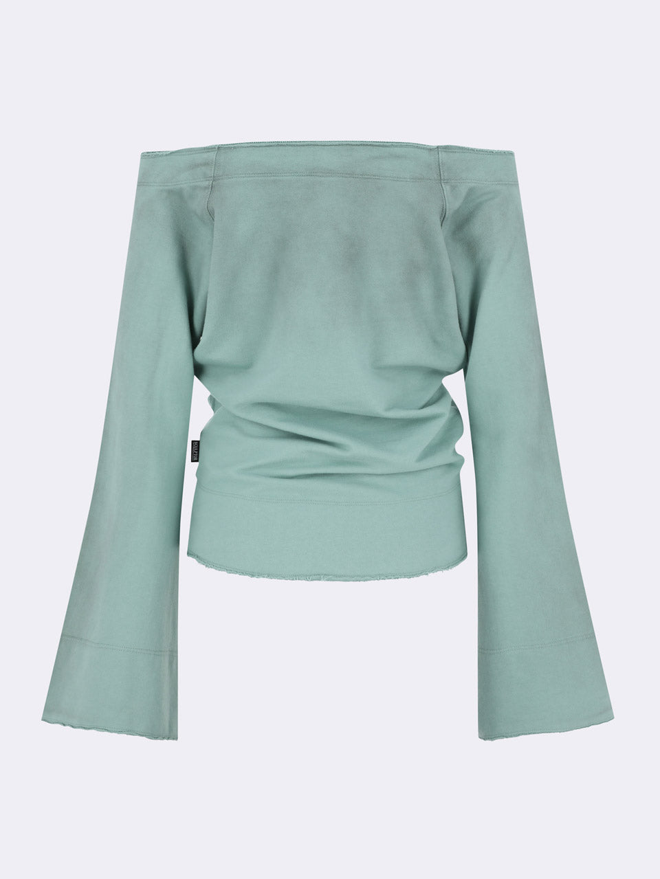 Wide Bell Sleeve Sweatshirt Mint