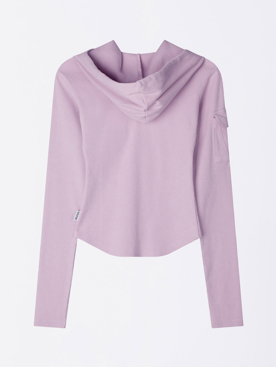 Washed Pocket Hoodie Pink