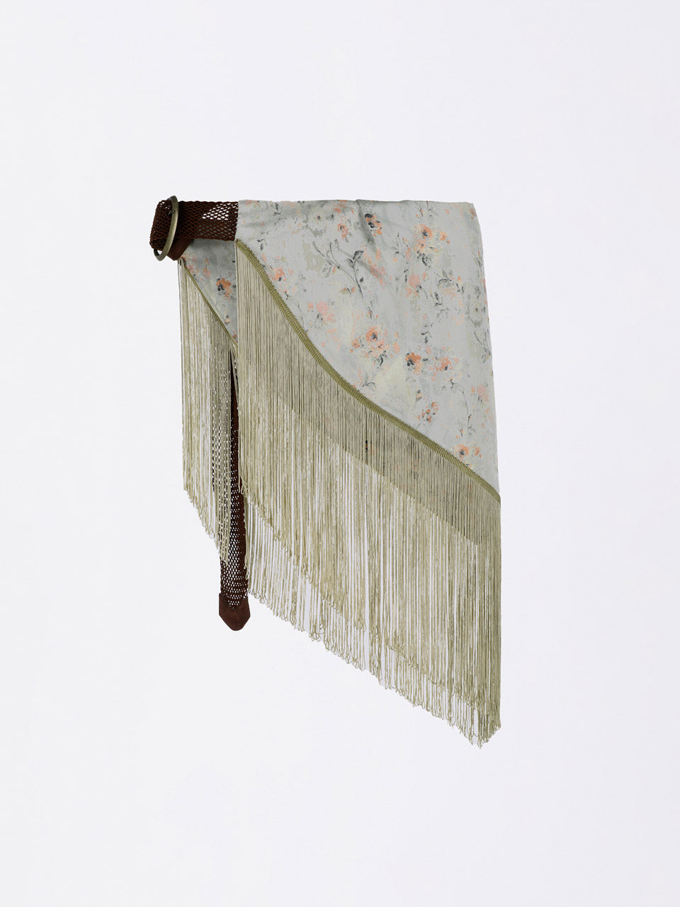 Fringe Scarf Bag Sage