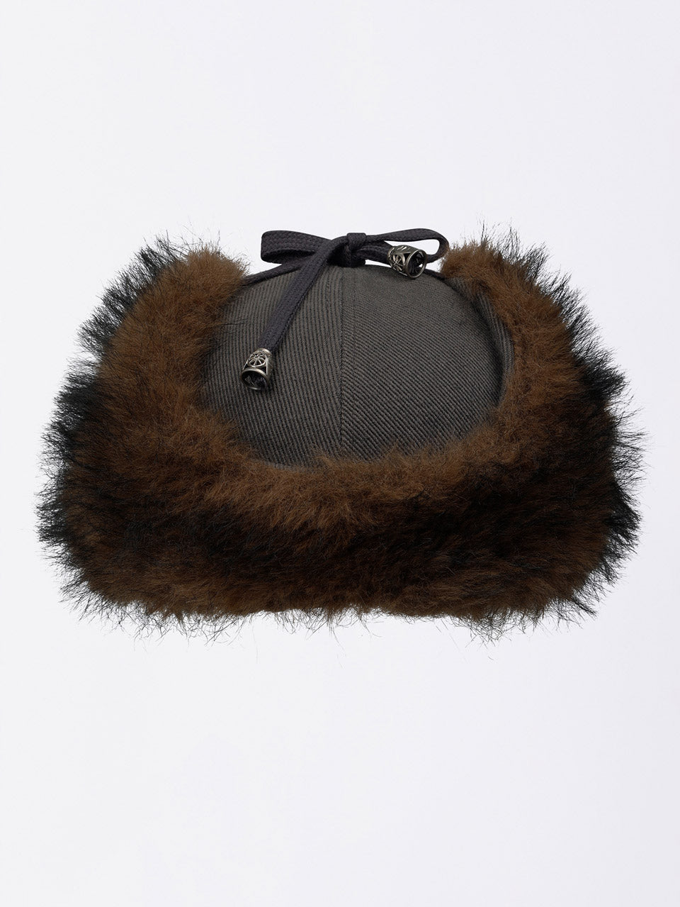 Nordic Twill Earflap Cap Washed Gray