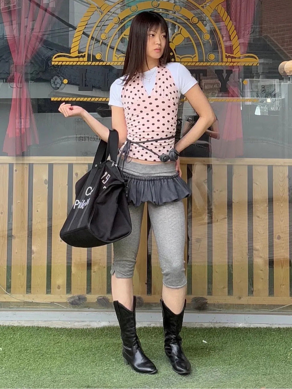 Tシャツ・カットソー [SCULPTOR] Dot Halter Top Raw MUSINSA | SCULPTOR Dot Halter Top Raw