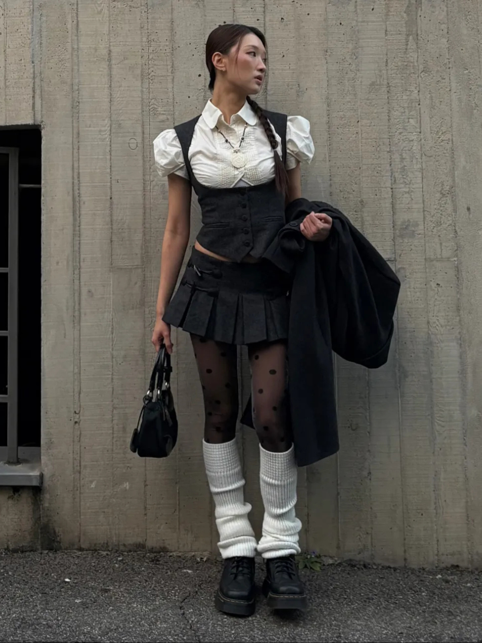 Classic Wool Vest Gray