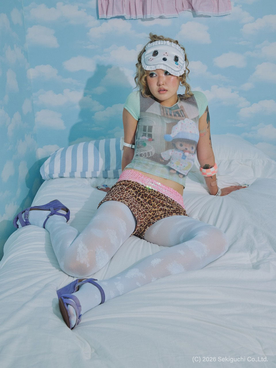 [Sculptor X Bebichhichi] Bebichhichi Baby Tee Mint