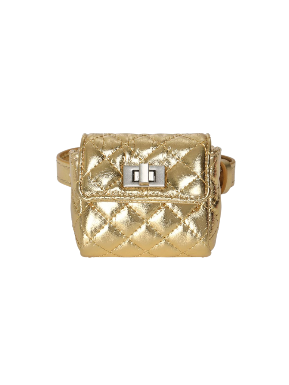I Coin Purse Metallic Gold