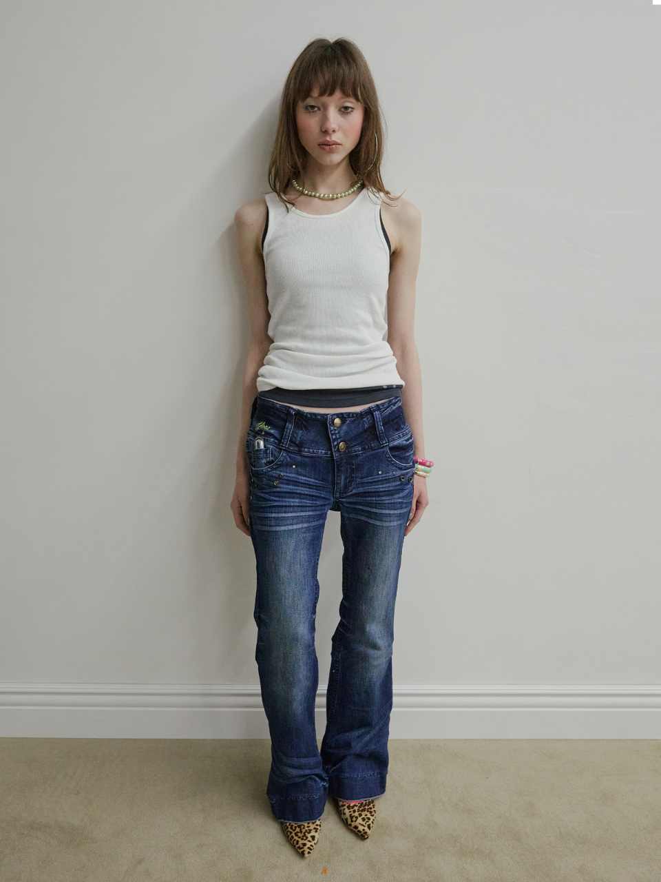 DIY Bootcut Denim Mid Blue – SCULPTOR JAPAN DIY Bootcut Denim Mid Blue – SCULPTOR JAPAN