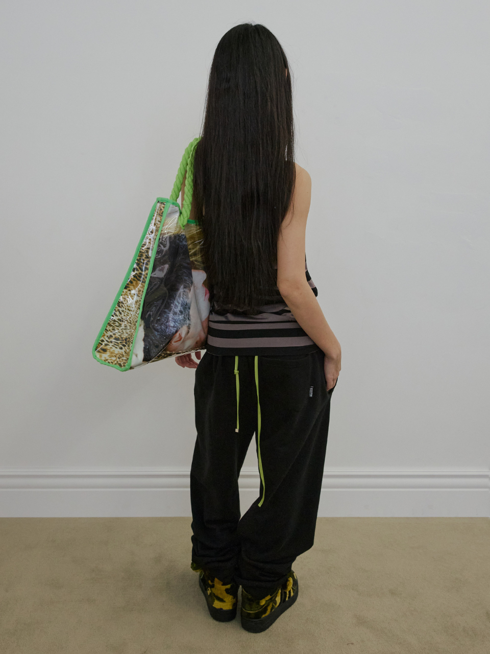 Sweet Kitty Jogger Pants Black