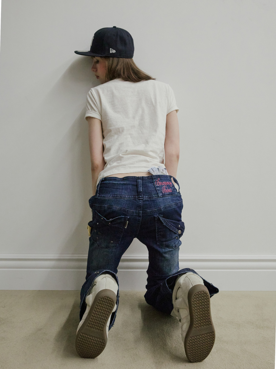 DIY Bootcut Denim Indigo