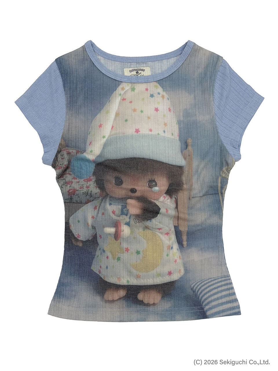 [Sculptor X Bebichhichi] Bebichhichi Baby Tee Cloud Blue