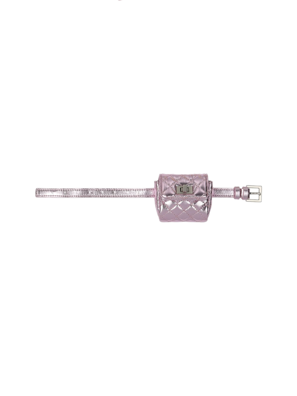 I Coin Purse Metallic Pink