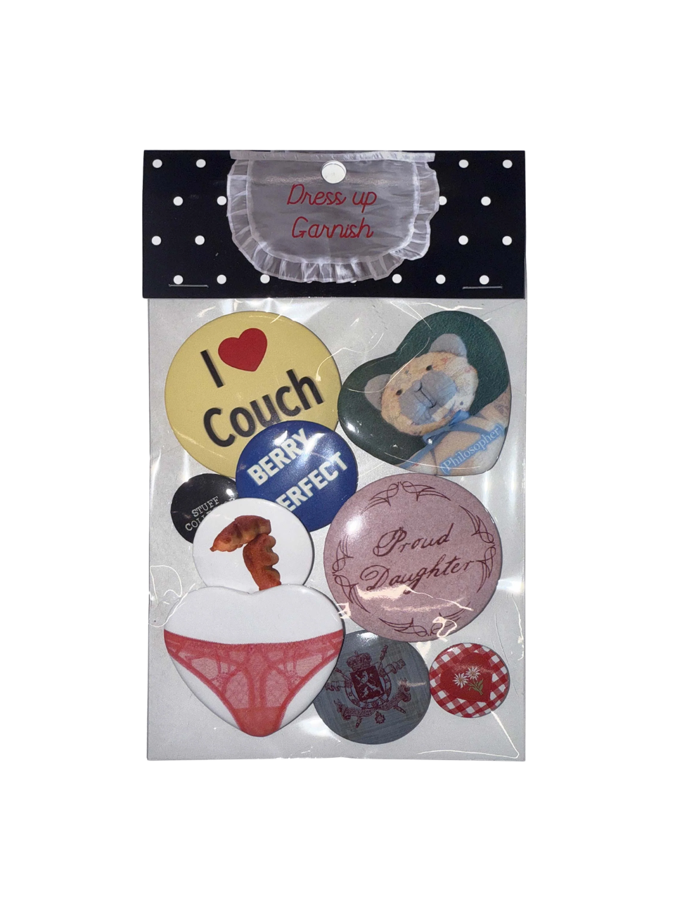Tin Brooch Set Multi