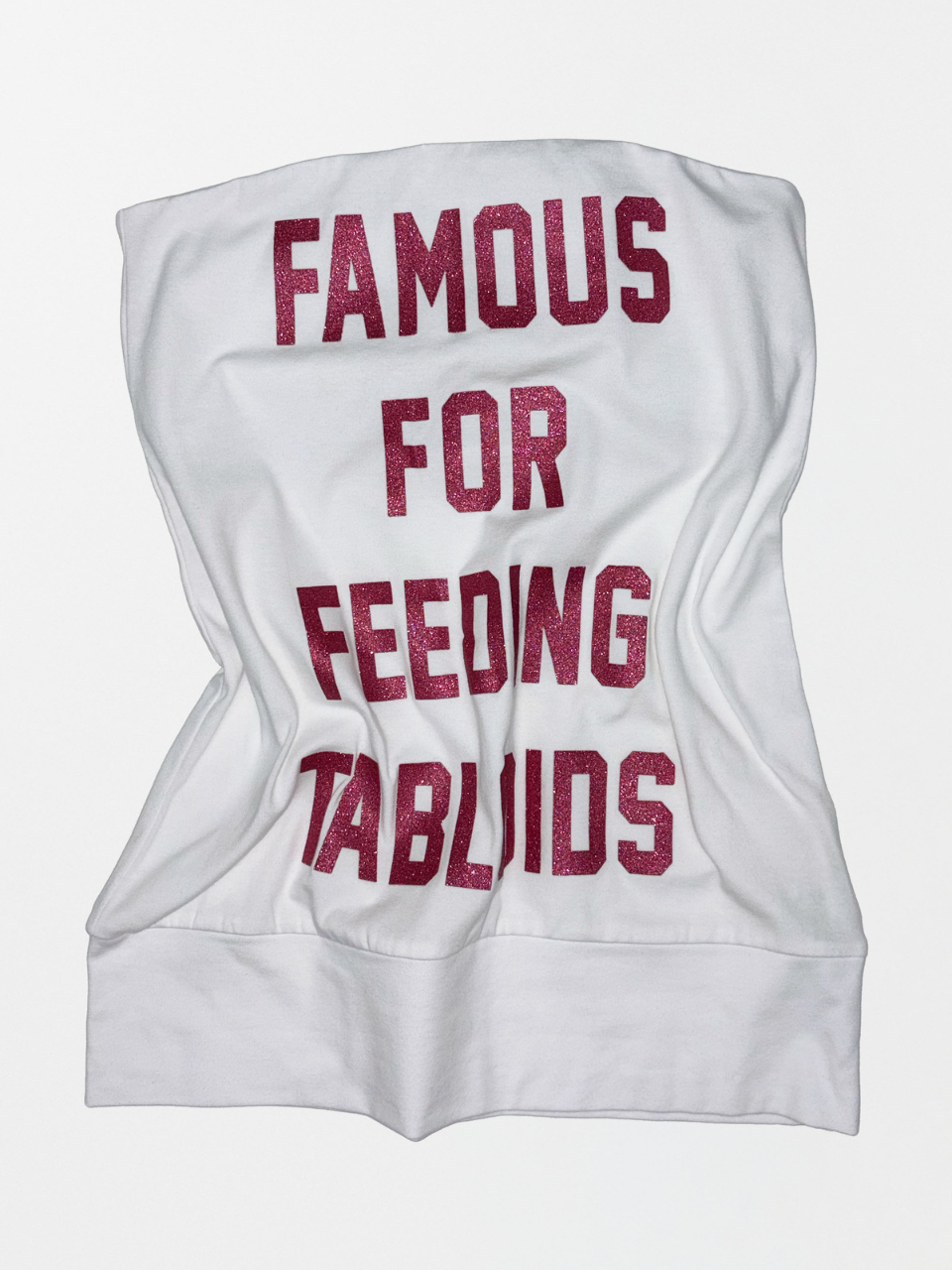 Tabloids Tube Top White