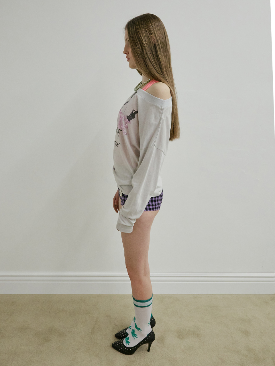 Urban Muse Tee Pale Gray