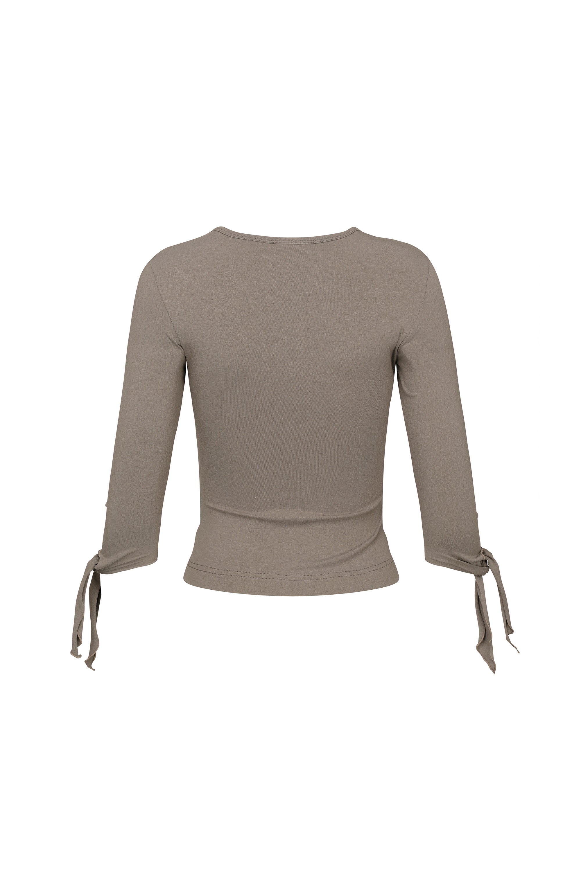Tie Sleeve Tee Taupe – SCULPTOR JAPAN