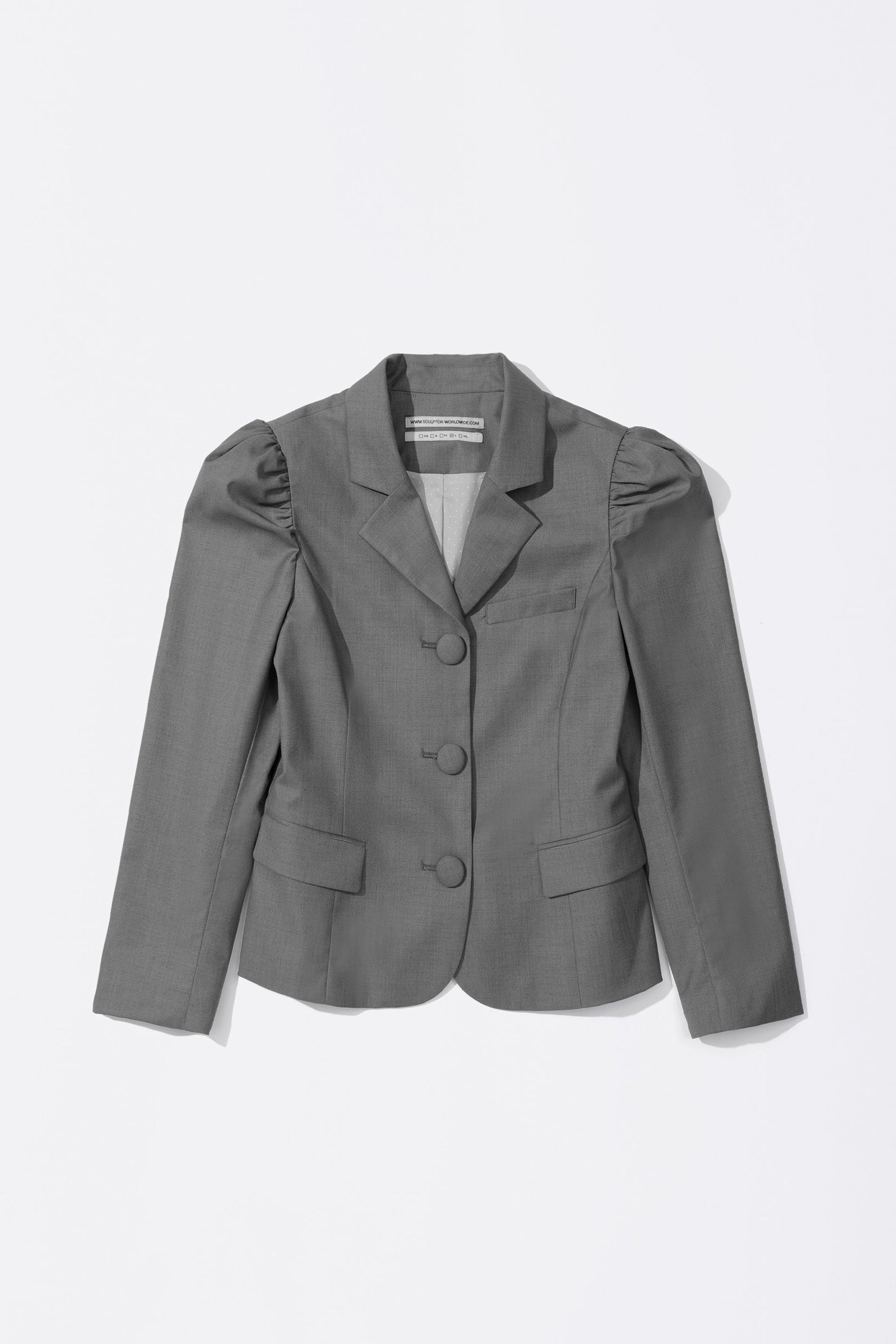 ★SCULPTOR★ Puff Tailored Jacket Gray SC25S103GY Puff Tailored Jacket Gray – SCULPTOR JAPAN