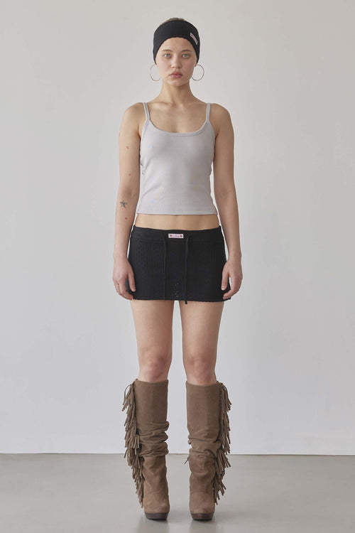 The Day Dreamers Cami Top Dusty Gray
