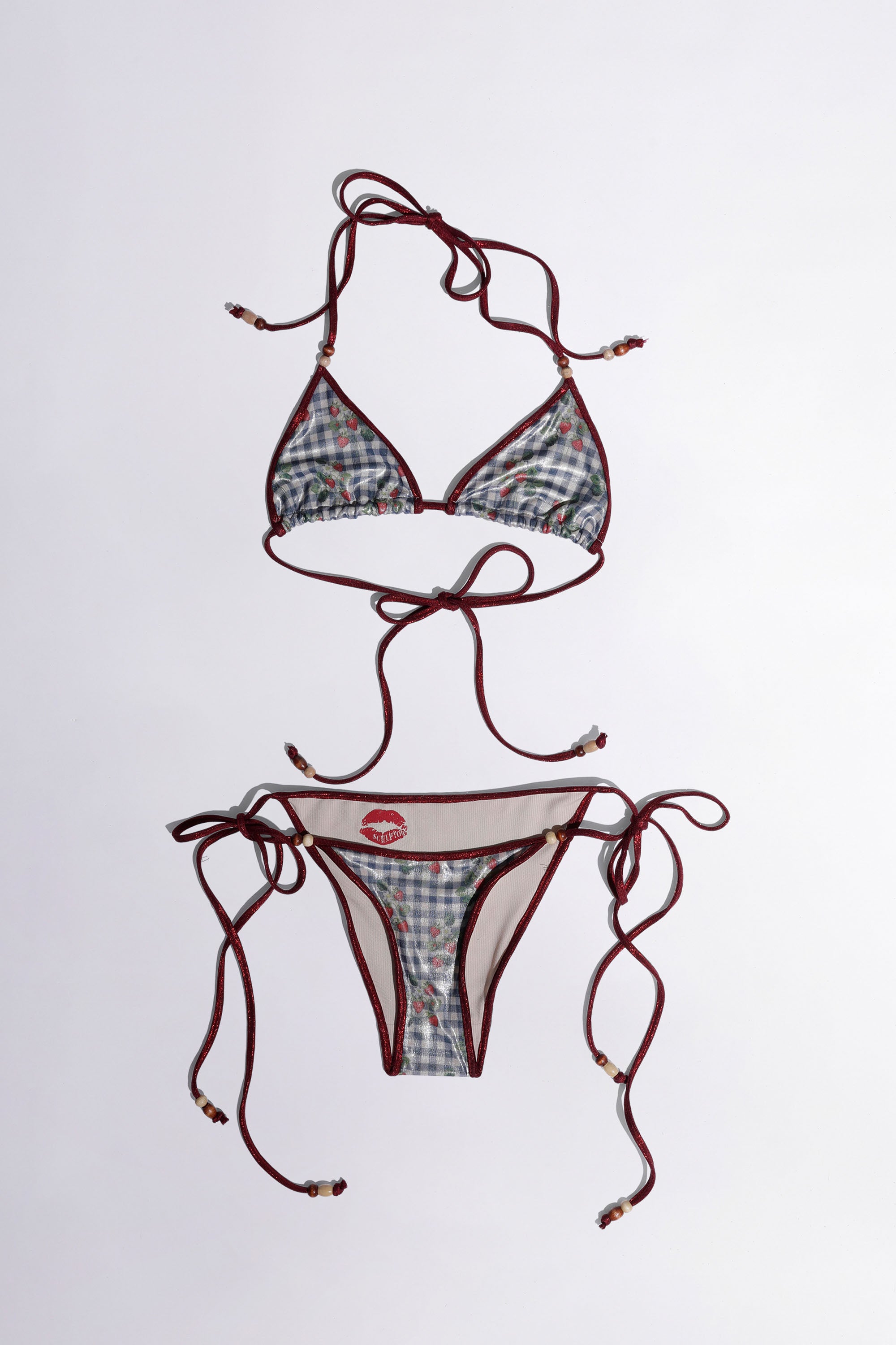 【無料配送】★ SCULPTOR ★ Patrol Reversible Bikini Patrol Reversible Bikini Top Pink/White Melange - Borderfree