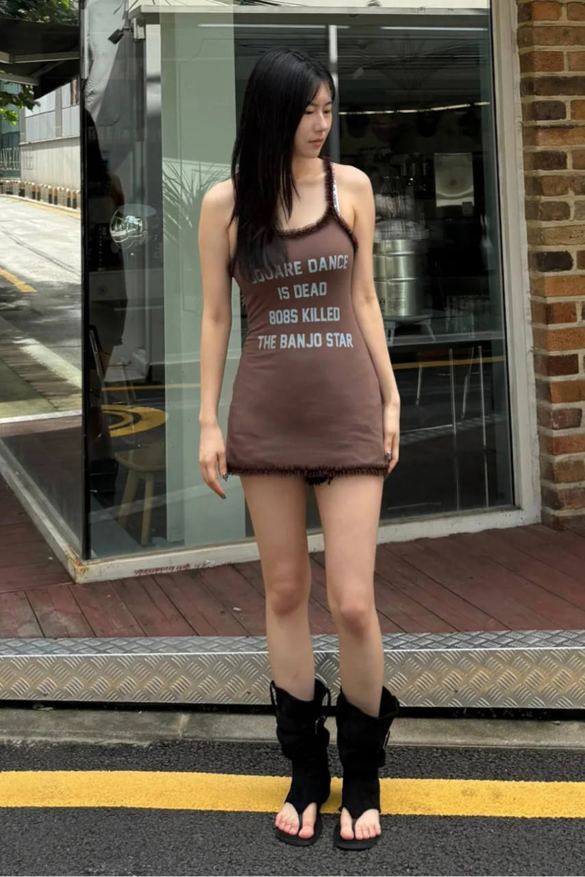 Acid Farm Mini Dress Dirty White – SCULPTOR JAPAN Acid Farm Mini Dress Dirty White – SCULPTOR JAPAN