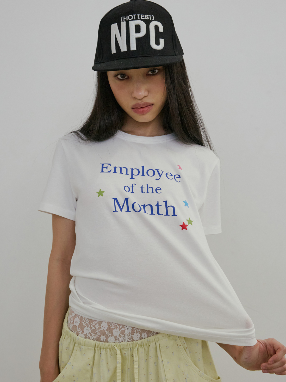 My Go-To Office Tee White