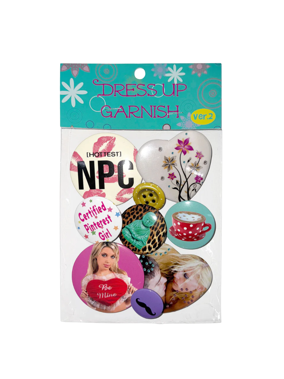Tin Brooch Set Ver.2 Multi