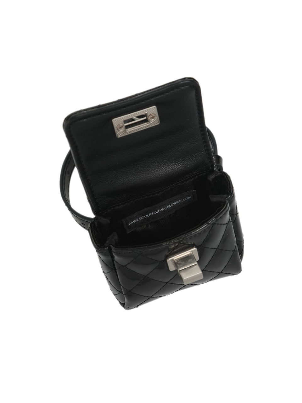 I Coin Purse Enamel Black