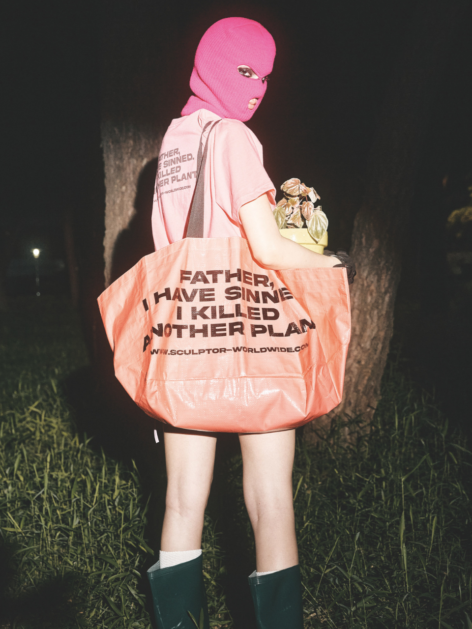 【Free Gift】Reusable Tarpaulin Bag Pink