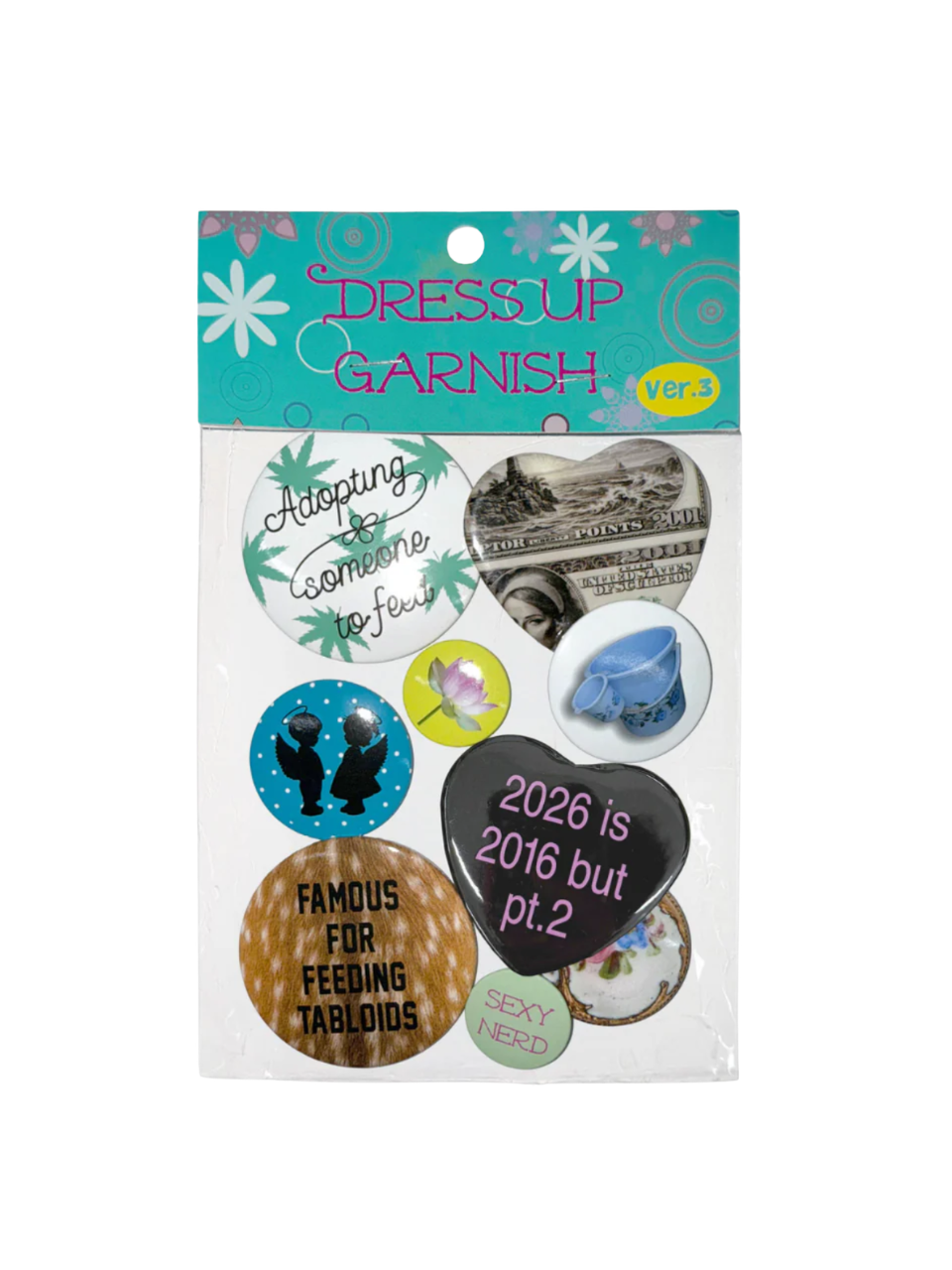 Tin Brooch Set Ver.3 Multi
