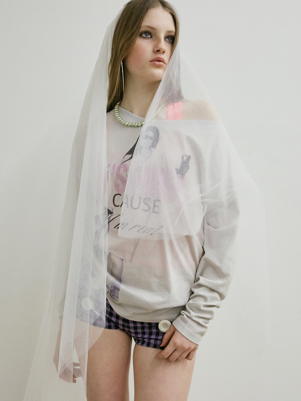 Urban Muse Tee Pale Gray