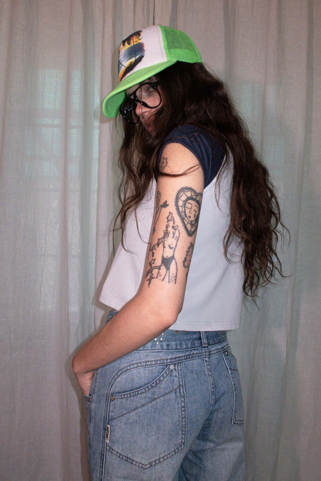 ★SCULPTOR★ Lost Tourist Tee Raw SC25S279IV Lost Tourist Tee Raw/Dusty Navy – SCULPTOR JAPAN