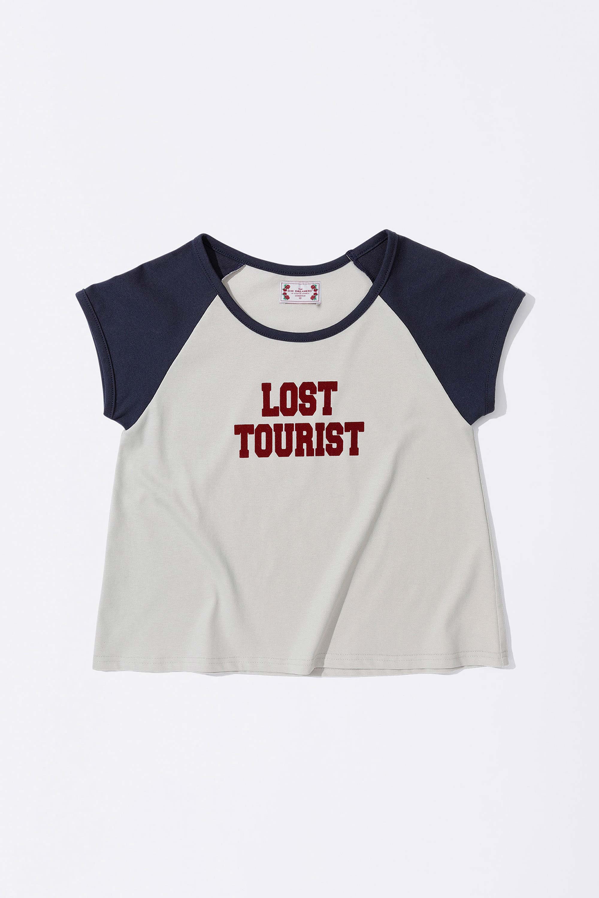 ★SCULPTOR★ Lost Tourist Tee Raw SC25S279IV Lost Tourist Tee Raw/Dusty Navy – SCULPTOR JAPAN